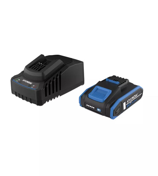 KIT HYUNDAI BATTERIA E CARICABATTERIA 20v  2.0Ah cod.25898