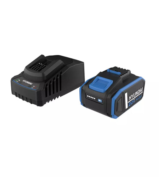 KIT HYUNDAI BATTERIA E CARICABATTERIA  20v 4.0Ah cod.25899