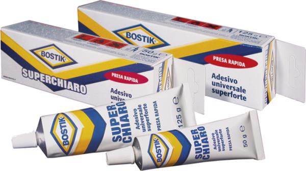 ADESIVO UNIVERSALE SUPERCHIARO 125gr