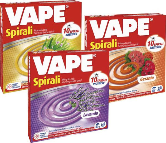 SPIRALI ZANZARIFUGHE PROFUMATE