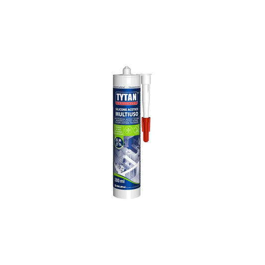 TYTAN SILICONE ACETICO MULTIUSO TRASPARENTE
