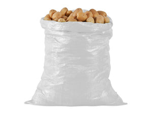 SACCO IN POLIPROPILENE BIANCO ORLATO